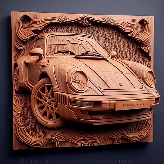 3D мадэль Porsche 930 (STL)